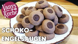 In der Thermomix® Weihnachtsbäckerei SchokoEngelsaugen Rezept TM6 TM5 TM31 [upl. by Nairrod]