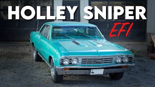 Holley Sniper EFI Installation  1967 Chevelle [upl. by Franciscka100]