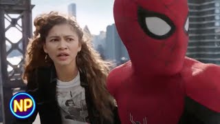 SpiderMan No Way Home  Peters Identity is Revealed  Opening Scene [upl. by Eylrahc]