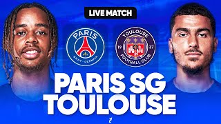 🔴🔵 PSG  TOULOUSE LIVE  🔥ALLEZ PARIS  🚨ENFIN LE RETOUR DU PSG  LAVANT BAYERN EN LDC   LIGUE 1 [upl. by Eidnas]