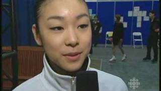 2009 4CC Ex Gala Yuna Kim Interview CBC Canada 김연아 4대륙대회 갈라 후 인터뷰 [upl. by Suolkcin43]