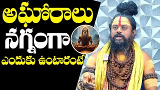 అఘోరాలు ఎందుకు అలా ఉంటారంటే  Shiva Rudra Guruji Reveals Hidden Truths About Aghoras  NewsQube [upl. by Naux]