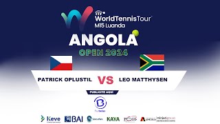 PATRICK OPLUSTIL VS LEO MATTHYSEN ANGOLA OPEN M152024 [upl. by Aineg]