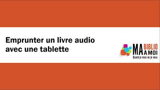 Emprunter un livre audio [upl. by Lekram]