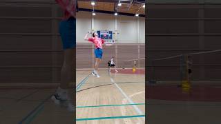 Joakim Oldorff Badminton Smash smash badmintonsmash smashing [upl. by Idet]