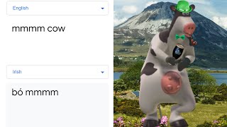 mmmm cow in different languages meme Part 2 [upl. by Nacul]