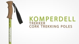 Komperdell Trekker Cork Trekking Poles  Pair [upl. by Atteval]