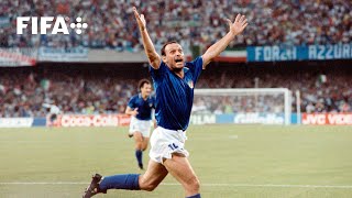 Salvatore Totò Schillaci  FIFA World Cup™ Golden Boots [upl. by Neyrb]