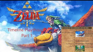 Legend of Zelda timeline Playthrough skyward sword part 1 [upl. by Leahicm]