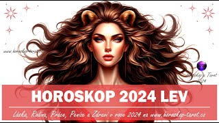 Horoskop Lev 2024  Roční Horoskopy pro znamení Lev od věštkyně  HoroskopTarotcz 2024 [upl. by Allyce]