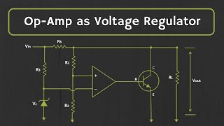 Voltage Regulator Op Amp as Voltage Regulator [upl. by Assirralc525]