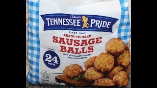 Tennessee Pride Ready To Bake Sausage Balls Review [upl. by Yelrihs]