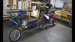 Motorcycle trailer DIY [upl. by Nylleoj212]