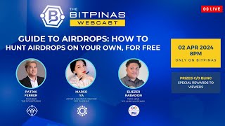 Free Crypto Airdrops Webinar  Paano Magsimula Kumita at Pumaldo Sa Airdrops [upl. by Erdrich]