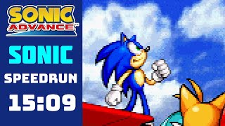 Sonic Advance Sonic World Record  1509 [upl. by Janus]