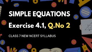 Exercise 41 Q2  Simple Equations Solution Checker  Class 7 Maths [upl. by Everard]