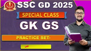 SSC GD 2025  SSC GD GK GS PRACTICE SET 1  SSC GD GK GS LIVE CLASSES  SSC GD GK GS PYQs [upl. by Tedie]