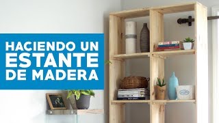 Cómo hacer un estante de madera [upl. by Eerat458]