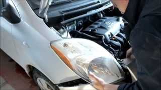 Change a Headlight Turn Signal or Parking Light on The Toyota Yaris [upl. by Ytisahcal]