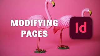 Modifying pages in Indesign  Indesign Professional Course [upl. by Shayna175]