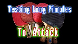 BEST LONG PIMPLES RUBBERS TO ATTACK  📌🦾Table Tennis 🏓 [upl. by Leiruh]