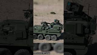 This Stryker uses a Laser a 30 mm gun and missiles against drones [upl. by Dray]