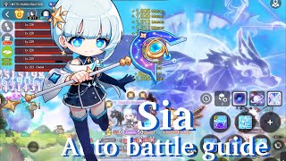 MaplestoryM  pre v4 Sia Auto battle skill wheel guide [upl. by Gavette]