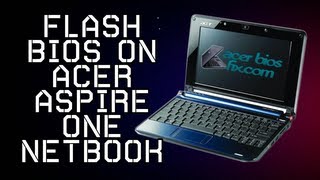 How to flash BIOS on Acer Aspire One ZG5 netbook [upl. by Nnylcaj]