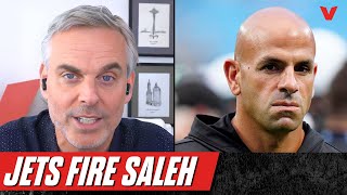 Colin Cowherd reacts to New York Jets firing Robert Saleh [upl. by Shannon]