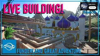 Planet Coaster  LIVE BUILDING from Funderland Great Adventure  Stream 96 [upl. by Rask]