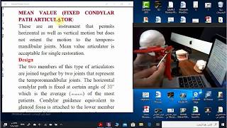 Mean value articulator [upl. by Annawyt]