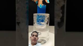 Blue curacaosatisfying experiment drink viralvideo [upl. by Treborsemaj]