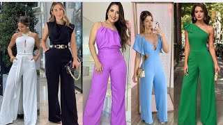 Jumpsuit largos moda tendencia 20242025 [upl. by Silbahc393]