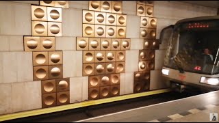 🚇Prague Metro 🇨🇿 LINE C Háje  Letňany [upl. by Brigida636]