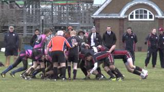 Graveney U15 XV vs Duke of Yorks Royal Military School U15 XV  2014 NatWest Schools Cup  Jan 2014 [upl. by Derr170]