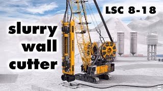 Liebherr  Slurry wall cutter LSC 818 [upl. by Tali]