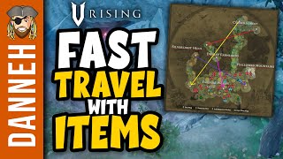 How to Fast Travel with Materials in V Rising using the Cave System [upl. by Namyw]