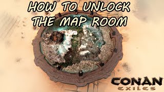 How To Unlock The Map Room To Fast Travel Through The Map  CONAN EXILES [upl. by Lucky270]