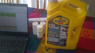 0W20 Pennzoil Ultra vs Platinum vs AMSOIL Virgin Oil Analysis SPEEDiagnostix Lab Results [upl. by Jerz]