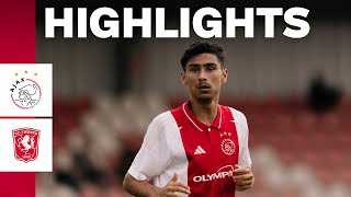 Backheel assist from Emre Ünüvar 🥵  Highlights amp reactions Ajax O19  FC TwenteHeracles O19 [upl. by Dyson]