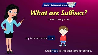 Suffixes  Suffixes in English Grammar  Concepts Types Examples  Suffix  English [upl. by Hannahoj317]