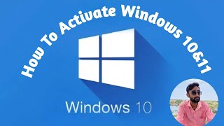 How to Activate Windows 710 amp 11 YouTube 2024 rasikkhoradiya [upl. by Trilbie538]