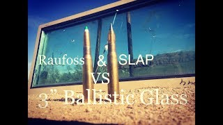 50 BMG SLAP and Raufoss rounds vs Humvee Ballistic Glass [upl. by Cindee]