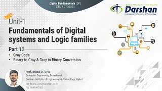 Gray Code Binary to Gray Conversion amp Gray to Binary Conversion  Unit1 12 [upl. by Nolahs]