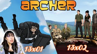 Archer REACTION  13x01 amp 13x02 [upl. by Aisena]