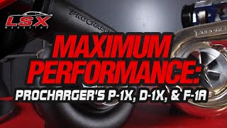 Maximum Performance ProChargers P1X D1X and F1A [upl. by Chlores]