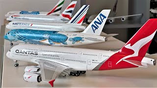 Qantas Airbus A380 1200 Diecast model Unboxing  Gemini Jets [upl. by Macrae738]