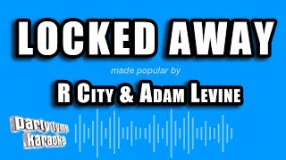 R City amp Adam Levine  Locked Away Karaoke Version [upl. by Anola724]