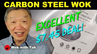 A great carbon steel wok for 745 at Aldi A fantastic price that you should not miss [upl. by Akciret]