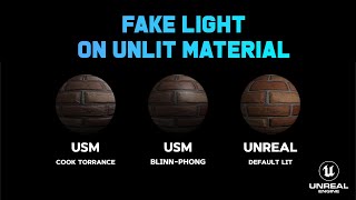 Fake Lighting System Material Based  Unreal Engine 5 [upl. by Lana]